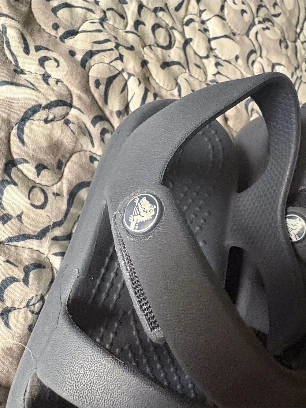 CROCS Kids Closed-Toe Sandals in Blue